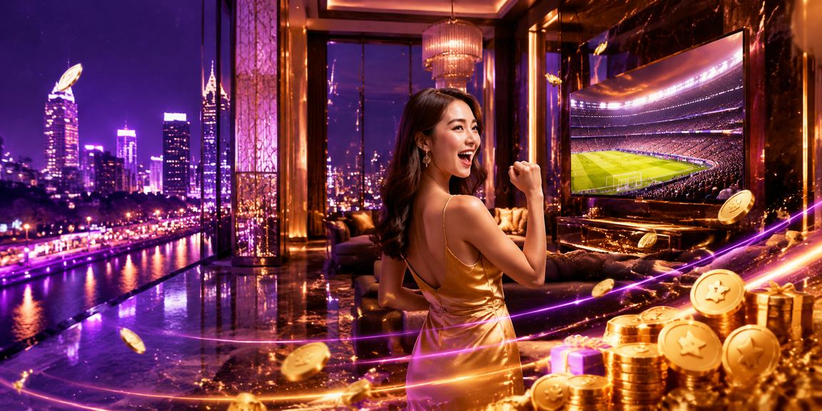 Suasana lobi kasino mewah di Petaling Jaya dengan tawaran bonus VIP 165