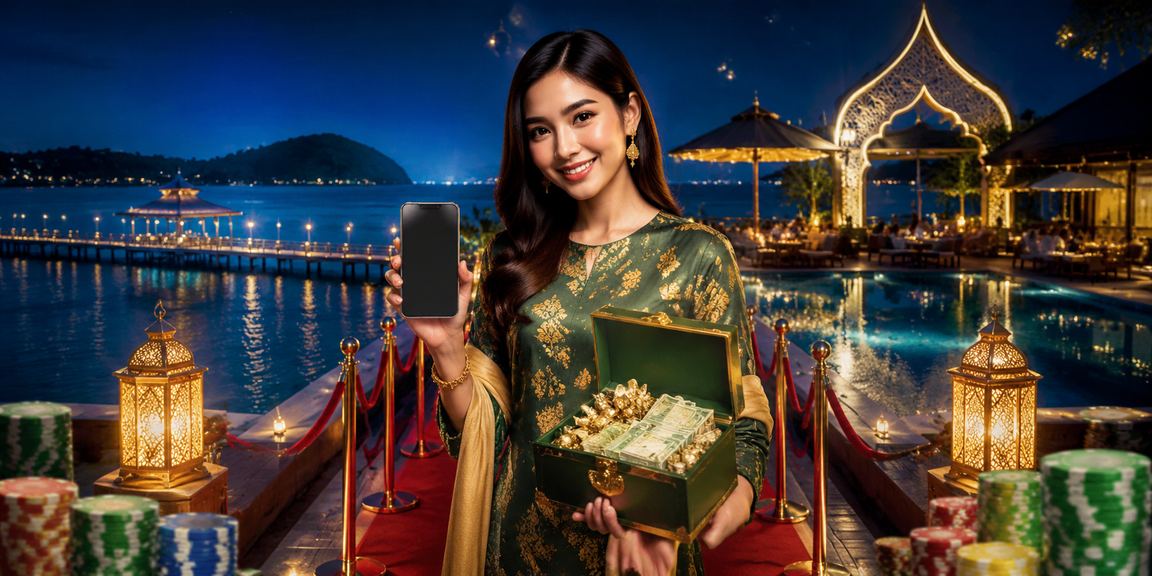Pemain menggunakan kasino mudah alih 165 di telefon pintar semasa musim Hari Raya di Terengganu